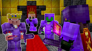 Minecraft multiplayer PvP match